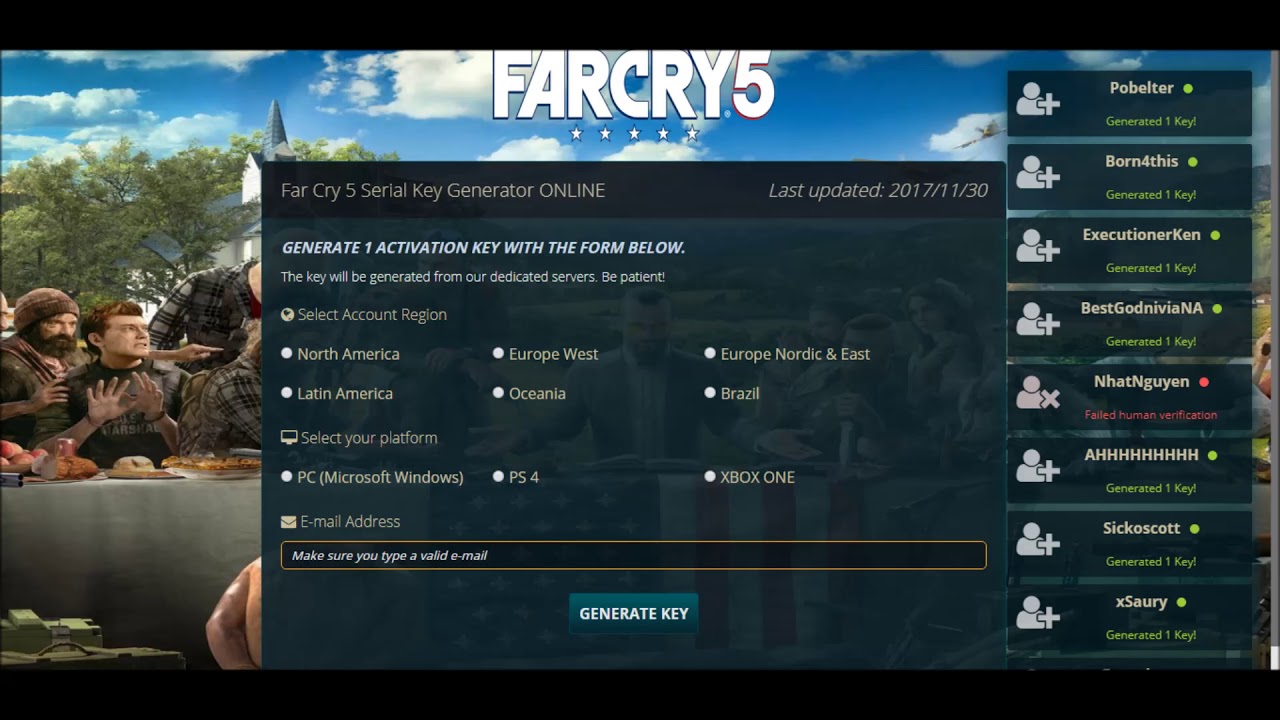 uplay far cry 5 activation code